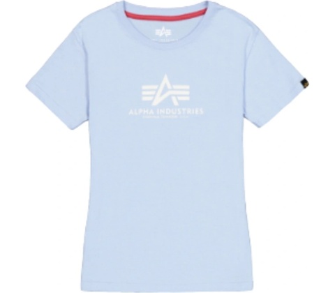 Alpha Industries New Basic T BL W Artic Blue