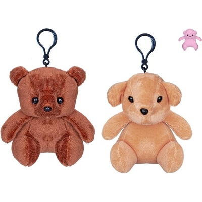 Přívěsek na klíče Medvídek plyšový 10 cm mix barev