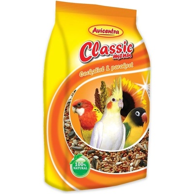 AVICENTRA Classic Menu Малък папагал 1 кг