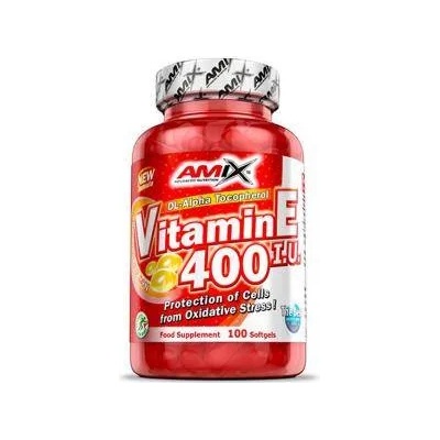 Amix Nutrition Витамин Е Amix, Vitamin E 400 IU, 100 Softgels, 530