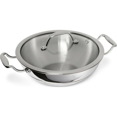 Pro-Tech shop Wok so sklenenou pokrievkou a päťvrstvovým telom Copper Touch 24cm 55692