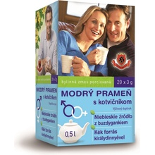 HERBEX MODRÝ PRAMEŇ S KOTVIČNÍKOM bylinný čaj 20 x 3 g