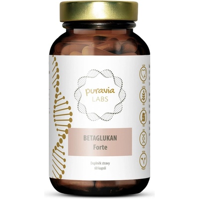 Puravia Labs Betaglukan Forte 60 kapslí