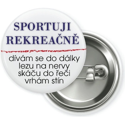 DJ Kolečko Sportuji rekreačně Placka 25 mm