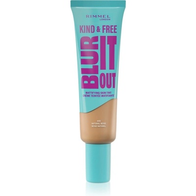 Rimmel Kind & Free Blur It Out лек хидратиращ фон дьо тен цвят 400 Natural Beige 30ml