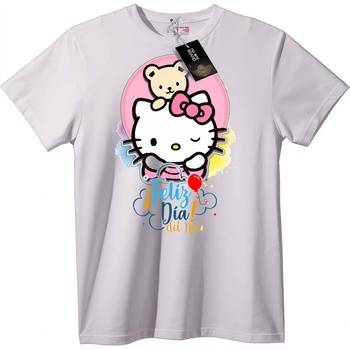 NOONEBRAND Тениска Hello Kitty Детски празник - M, White