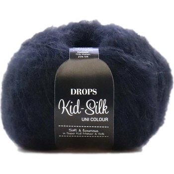 Drops Kid-Silk 02 černá
