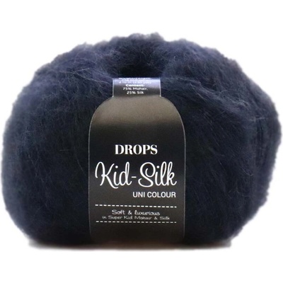 Drops Kid-Silk 02 černá