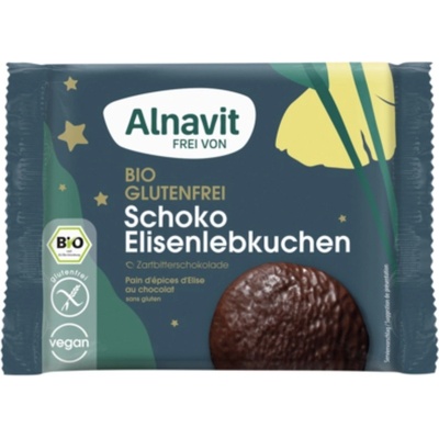 Alnavit Bezlepkový PERNÍK s hořkou čokoládou Bio 75 g