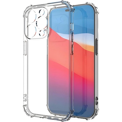 Apple Силиконов калъф с подсилени ръбове за Apple iPhone 14 Plus - Прозрачен KP23582