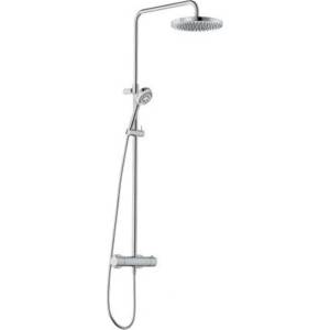 Kludi Logo - Душ гарнитура с термостат, диаметър 25 см, 3 струи, хром 6808205-00 (6808205-00)