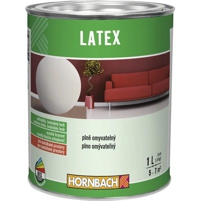 Hornbach Latex 1 l biely