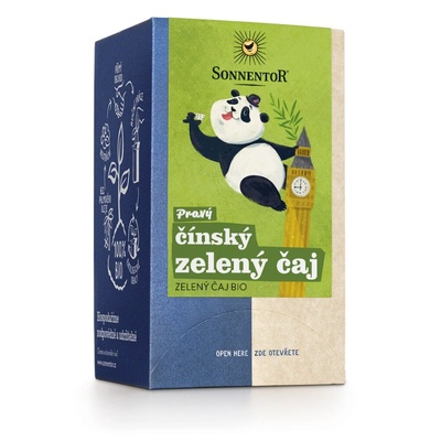 SONNENTOR - Истински китайски зелен чай, пакетчета чай, био, 18 бр
