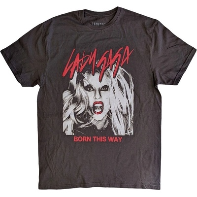 Lady Gaga Born This Way Photo Charcoal Grey 2XL Риза (GAGATS14MC05)