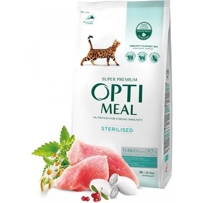 OPTIMEAL Sterilised turkey and oat 1,5 kg