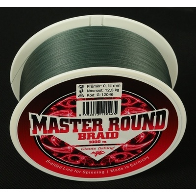 Giants Fishing šnúra Master Round Braid 1000m 0,12mm 9,8kg