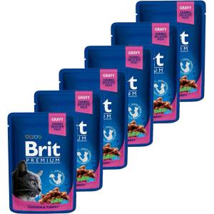 Brit Капсула BRIT Premium Cat Пиле и Индийско ориз 6 x 100 г