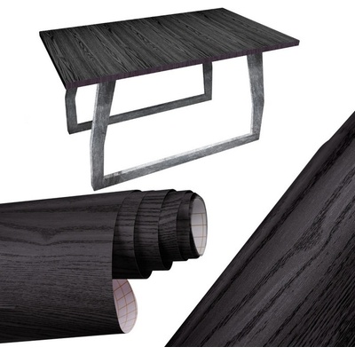 KIK KX5518 Samolepící fólie na nábytek černý dub 1,22 x 1 m