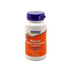 NOW НАУ ФУДС БЕТА КАРОТИН ДРАЖЕТА 25000 iu 90/now natural beta carotene (25000 iu) 90 softgels