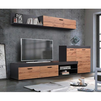 Холна секция Berry дъб вотан и антрацит