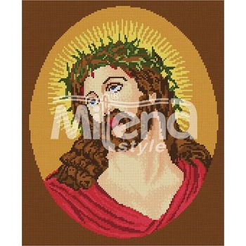 Milena Style Малкият Христос - гоблен със схема конци Ariadna 1: 1