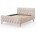 Meble Polskie Тапицирано легло FLORA 180x200 см, без матрак, бежово (MF0002)