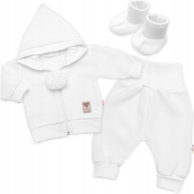 Baby Nellys Detská súprava 3 ks biela