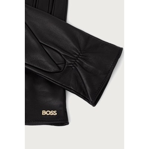 BOSS ръкавици дамски от кожа Gueen-ME (50526613)