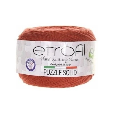 Příze Puzzle Solid cihlová PS006