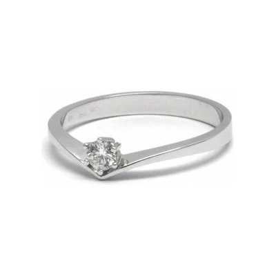 Klenoty Budín dámský zásnubní prsten s přírodním diamantem J 20872 1