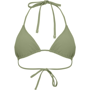 Jack Wills Горнище Jack Wills JW Tri Bikini Top Ld63 - Kharki