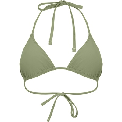 Jack Wills Горнище Jack Wills JW Tri Bikini Top Ld63 - Kharki