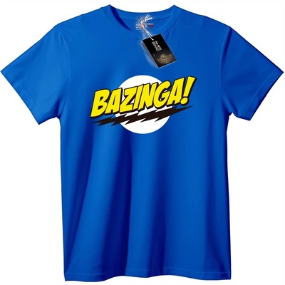 NOONEBRAND Тениска Bazinga! - 5XL, Black