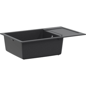 vidaXL Кухненска мивка с едно корито Гранит 78 x 50 x 20 см Графит (42053759)