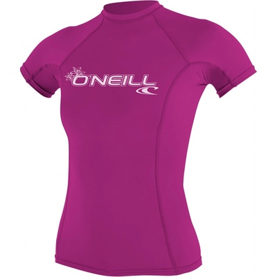 O'Neill Wms Basic Skins S/S Rash fox pink