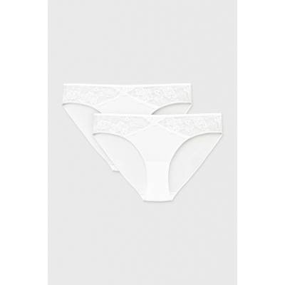 Cotonella 2PACK Klasické nohavičky Lucy biela