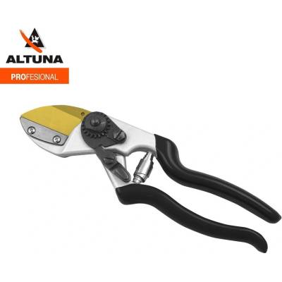 Altuna Group Професионална алуминиева ножица с ковани дръжки и титаниево острие с наковалня t111