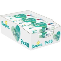 Pampers Aqua Pure detské čistiace utierky 9 x 48 ks Pampers Aqua Pure detské čistiace utierky 9 x 48 ks