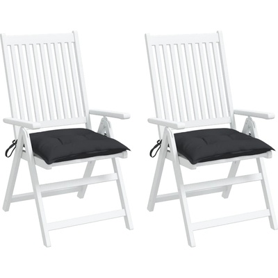 vidaXL Възглавници за палети 2 бр черни 50x50x7 см Оксфорд плат (361528)