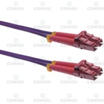 Conneu Оптична пач корда LC-LC OM4 Мулти мод дуплекс, виолетова, 1 метър (CNFJ-LCLCOM4DVT3mm-1)