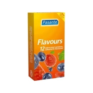 Pasante 12 бр. Плодови презервативи Pasante Flavours