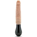 EasyToys Dr. Skin Blush Silicone Dr. Knight тласкащо, въртящо и вибриращо дилдо, бежово (P24834)