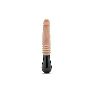 EasyToys Dr. Skin Blush Silicone Dr. Knight тласкащо, въртящо и вибриращо дилдо, бежово (P24834)
