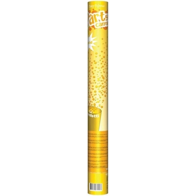 Párty konfety vystřelovací XL 60 cm zlaté