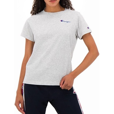 Champion Crewneck T Shirt Sivá