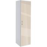 Bogdan Furniture G Еднокрилен гардероб Мебели Богдан Модел bm-ava1, крем гланц и бял корпус