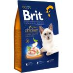 Brit Premium By Nature Котка Вътрешен Пиле 1, 5 кг