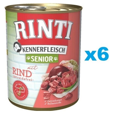 Rinti Adult Senior hovädzie 6 x 800 g
