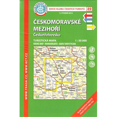 Soubor map 54 Českomoravské mezihoří Českotřebovsko
