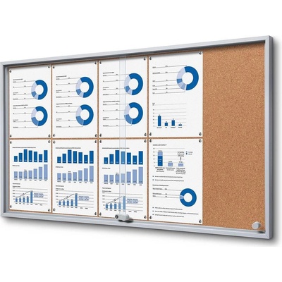Jansen Display interiérová vitrína 12 x A4